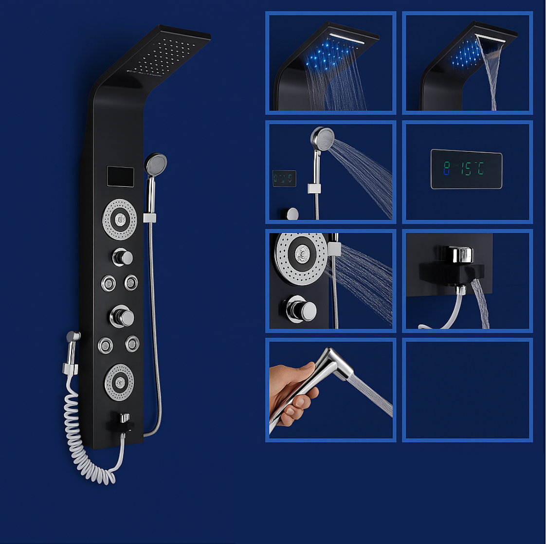 Colonne de douche encastrée Elarys