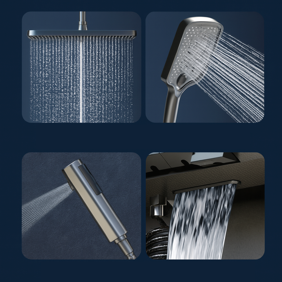 Ensemble de douche thermostatique KAYRO