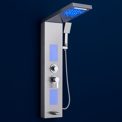 Colonne de douche hydromassante Aura LED
