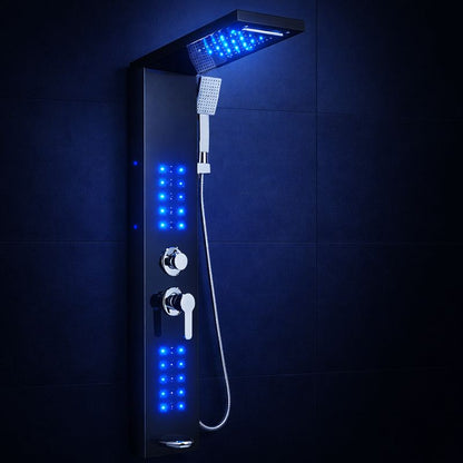 Colonne de douche hydromassante Aura LED