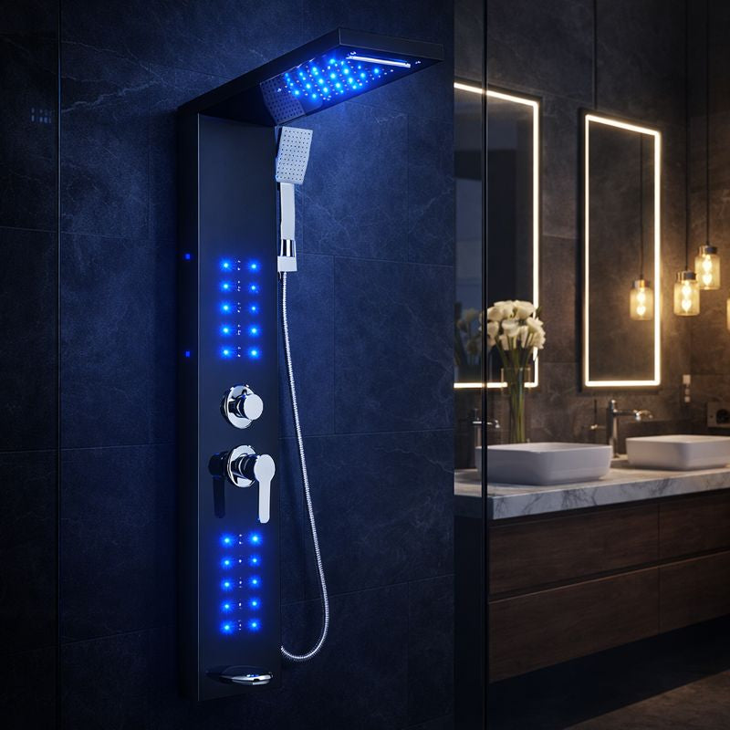 Colonne de douche hydromassante Aura LED