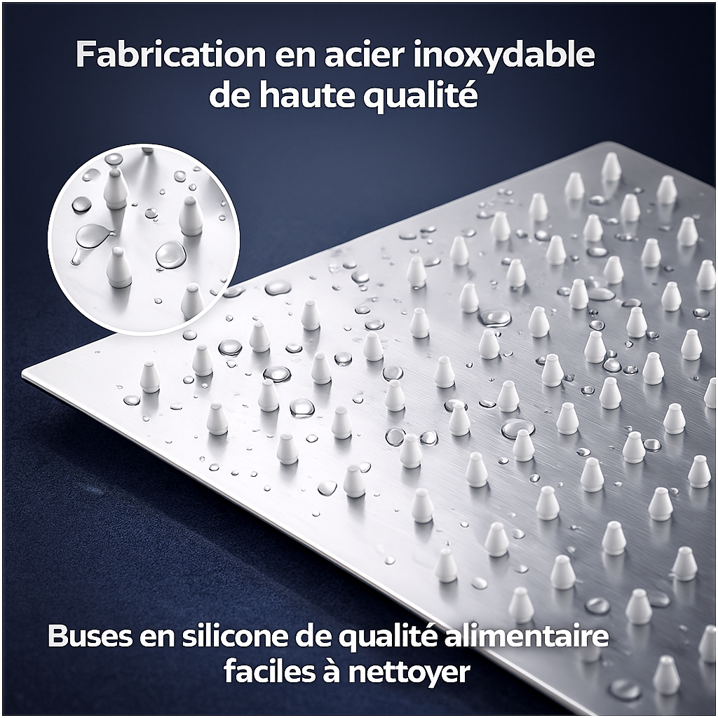 Tête de douche Pluie
