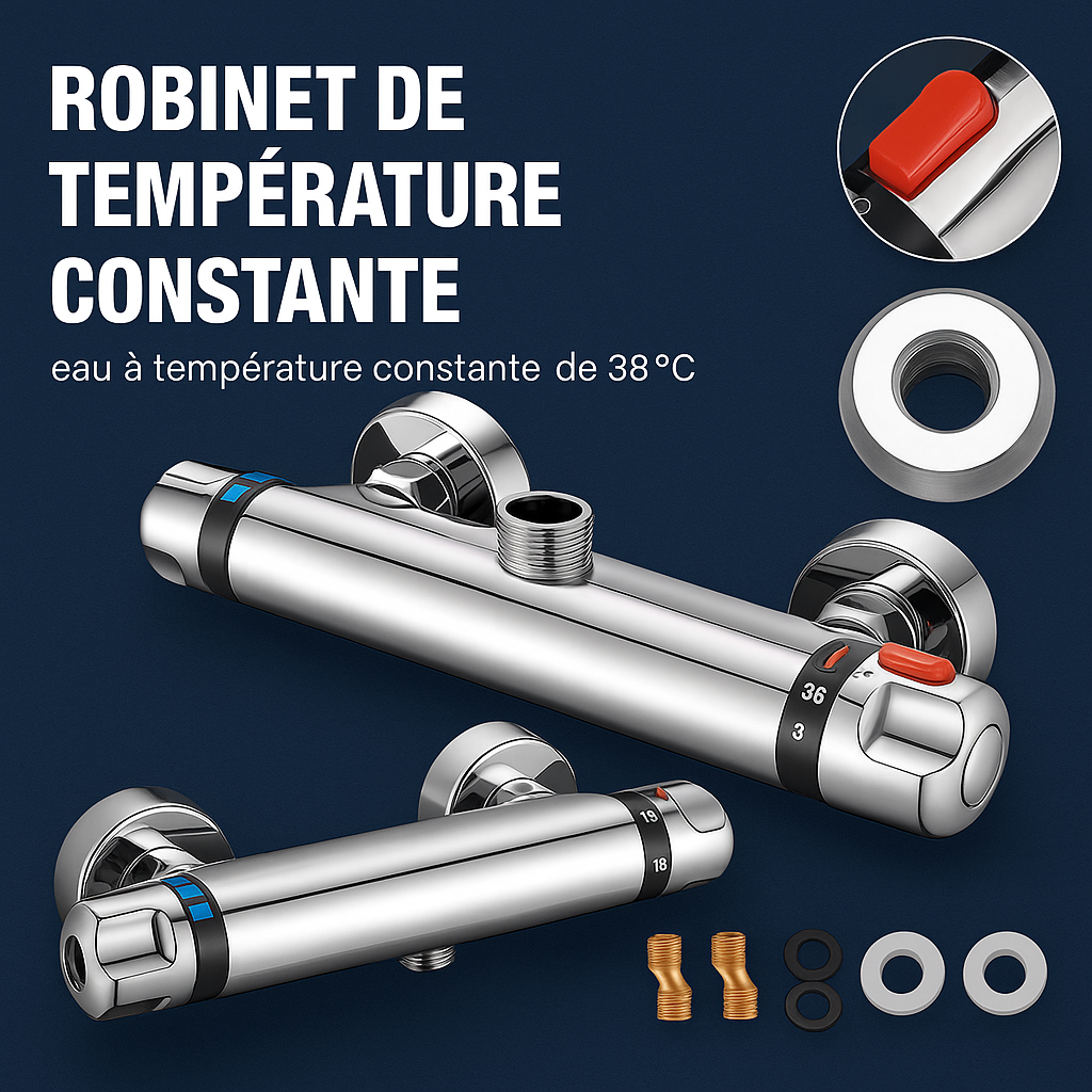 Robinet de douche thermostatique