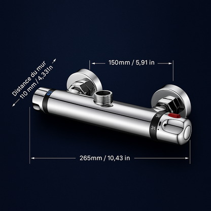 Robinet de douche thermostatique