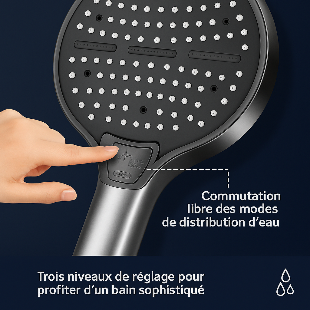 Pommeau de douche HydroPulse